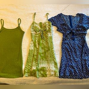XS Bundle of Summer Short Dresses; 4 dresses, see all pics. 2 are L.A. Hearts